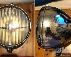 Vintage Bentley Original 7 inch Lucas Centre Spot Light Fluted Lens, MK5, MK6, 4.1/2L