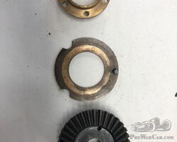Camshaft gear with bearing