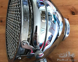 Vintage LUCAS FT37 Fog Lamp & Stone Guard, ROLLS ROYCE, BENTLEY & ALIVIS ,SP 20, SA, SB, SC, &S D, MG, VSCC