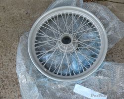 Set (5) Wire spoke wheels to suit British Sports cars. MG, Singer LeMans etc