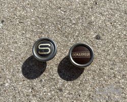 'Stater' button and 'Demarreur' button