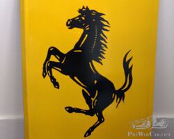 Enamel advertising board Ferrari - more than 45 years old - reproduction