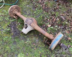 rear axle with rudge hubs