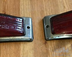 Vintage NOS Lucas 484 Glass Lenses Rims & Seals, Price includes Postage, Hillman Rover Rolls Royce Austin