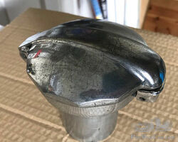 Rare Vintage Original Enots 2.5 inch Flat Sided Monza Petrol Cap, MG Aston Martin, Singer, Lagonda, Alvis Alwil, AC