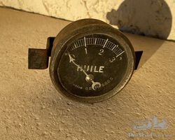 rare and nice oil pressure gauge