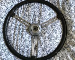 1930's 17inch Leather Banjo Steering Wheel, Frazer Nash BMW 327 328
