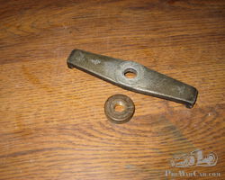 Jaeger Side Wind Car Clock rear Mounting Bracket and Nut