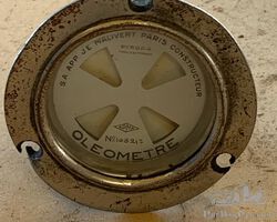 "Oleometre" oil pressure gauge