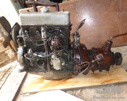 Für Borgward L 1400 , 1 Tonner Wehrmacht Lieferwagen : Motor mit Getriebe Bj.1939-44