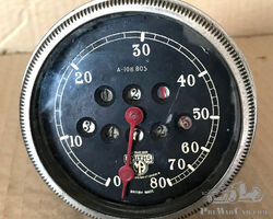 Vintage 1910-20's Smith MA Governor 80mph Speedometer A-108 805, Bianchi Triumph Norton BSA Harley Indian motorcycle
