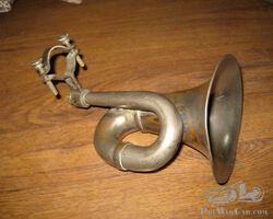 Small Nickle Plated Cycle Car or Motorcycle Horn