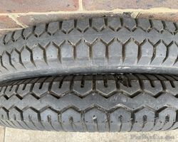2 off 30x3 1/2 beaded edge tyres