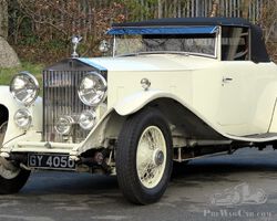 1932 Rolls-Royce PII Continental H.J.Mulliner Two Door, Two Seat Drophead Coupe 28MS