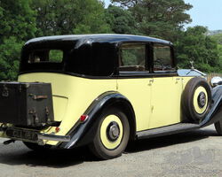 1936 Rolls-Royce 25/30 Barker Sunroof Saloon GUL82