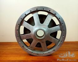 BUGATTI: A aluminium Bugatti wheel to suit a type 35/43, ex-Dutton (UK) Limited and unused | Auction - Binalong NSW | July 26, 2020