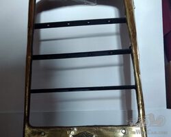 Part of Peugeot grille used as promotion for Moto Meters (see bars in middle)