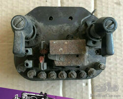 Vintage Lucas Dual Switch Panel, Austin Rolls Royce Bentley Alvis Austin VSCC