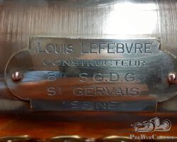 Le Febvre oil tank