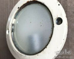 Rare Vintage VW Split Beetle Deluxe Export Dome Light, 1950 - 52, Interior Type 1