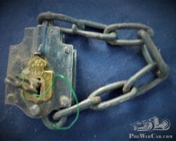 antique trunk lock