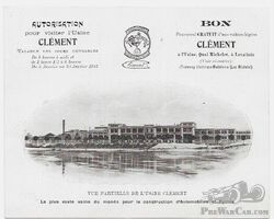 Clement 1903 Usine