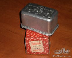 Joseph Lucas RB310 Voltage Regulator Cover - Original NOS in Original Packaging