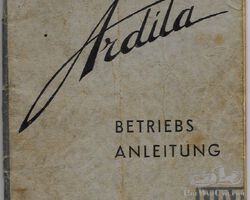Fiat Ardita Betriebsanleitung 1933