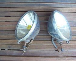 paire of French headlights