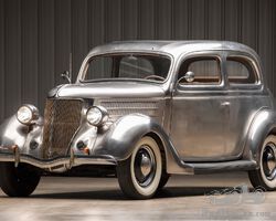 1936 Ford Deluxe Tudor Sedan | The Auburn Auction - September 5, 2020 | Worldwide Auctioneers