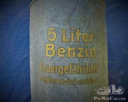 german petrol can 5 liter, new old stock