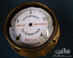 Th Schneider Oil Pressure Gauge