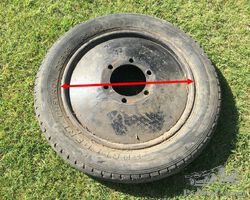 Michelin disc wheel