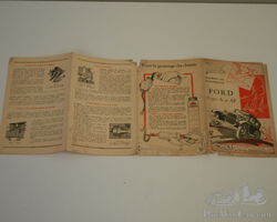Ford model A - AF greasing instructions in french