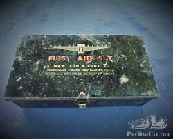 first aid set very old