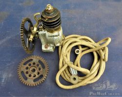 Tire inflator, air compressor, pre-war original, very rare new old stock, 1900-1935