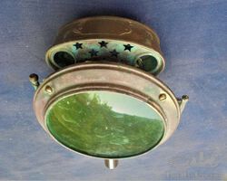 Candle lamp, brass,BESNARD, 1870-1910