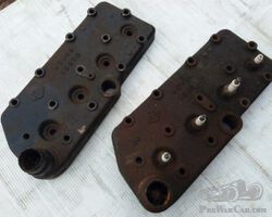 Heads for 1st and 2nd series Morris Eight