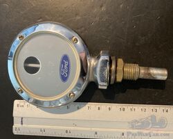 Ford radiator temperature ornament