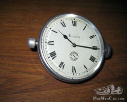 Jaeger Side Wind 8 Jour Car Clock - Working Well