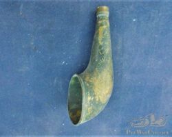 speaking and listening horn for passengers, brass 1890 - 1915