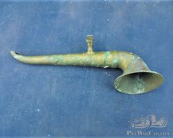 speaking and listening horn for passengers, brass 1890 - 1915