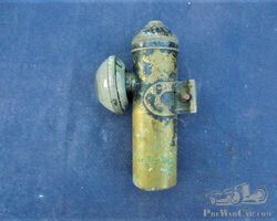 very rare bicycle lamp, battery, brass