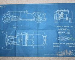 Frazer Nash T.T. Replica Blueprint