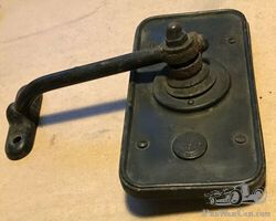 Vintage Pre-War Lucas Type 160 Rear View Mirror MG TA TB TC Jaguar Bentley Car VSCC Rolls Royce