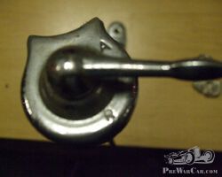 MG D/F1/J1 Advance/retard rod, face plate, lever, special brackets, and distributor link