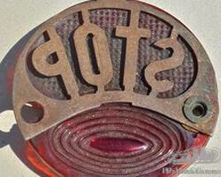 stop tail light, real glass