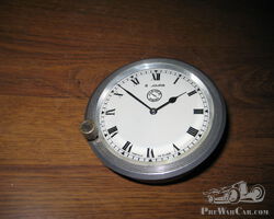 Jaeger Paris 8 Jour Cream Dial Car Clock for Bugatti