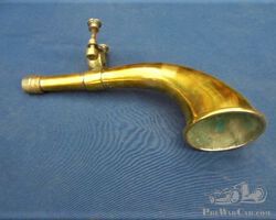 pre-war brass speaking tube, luxury car, taxi