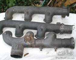 Repaired exhaust manifold ex 1925 Silver Ghost